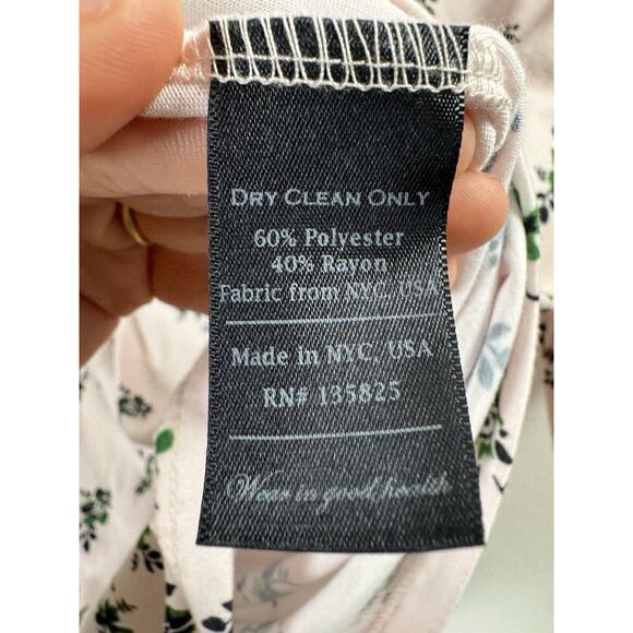 No.6 Store Baby Pink Floral T-Shirt Fun Preppy Unique Luxury Designer Basics M - Picture 3 of 5